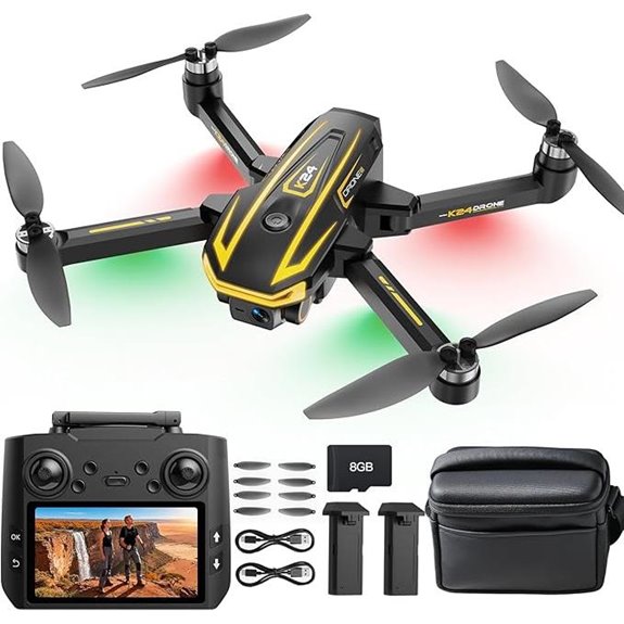 FPV 4K Camera Drone with Batteries and Case