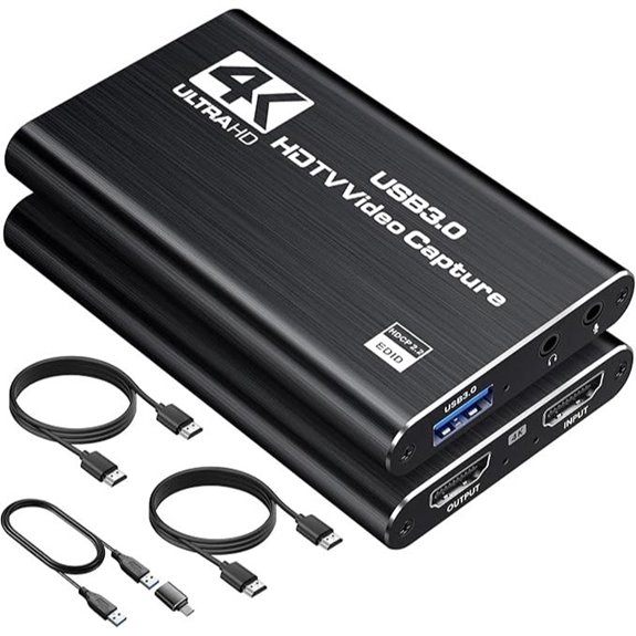 4K HDMI Capture Card for Gaming and Streaming