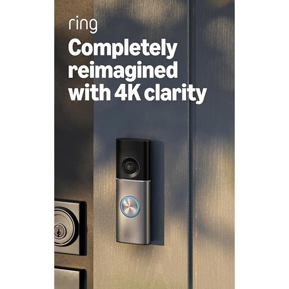 Ring Wired Doorbell Pro (4K Wide-Angle Zoom)