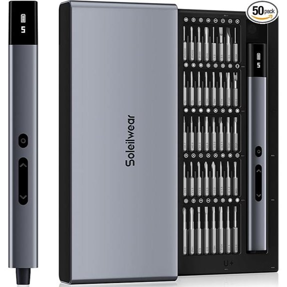 Mini Electric Screwdriver Set 50-in-1 Cordless Repair Kit