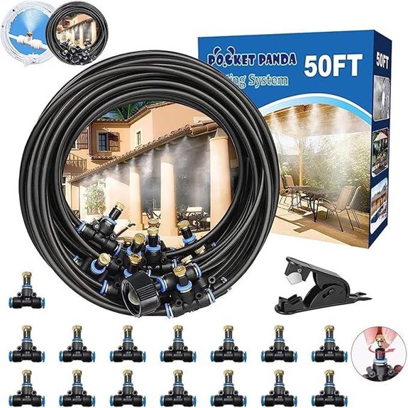 Outdoor Patio Water Misting System 50FT