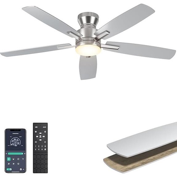 Ohniyou 52 Ceiling Fan with Lights and Remote