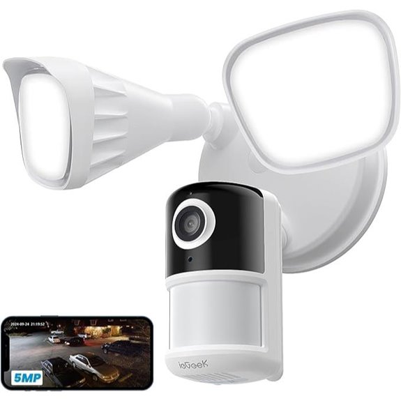 ieGeek 5MP Outdoor Floodlight Security Camera with WiFi
