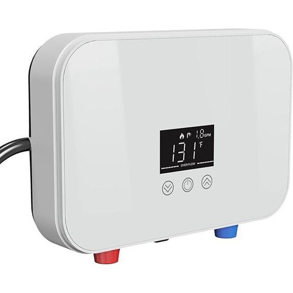 Tankless Electric Water Heater 6000W Digital Display