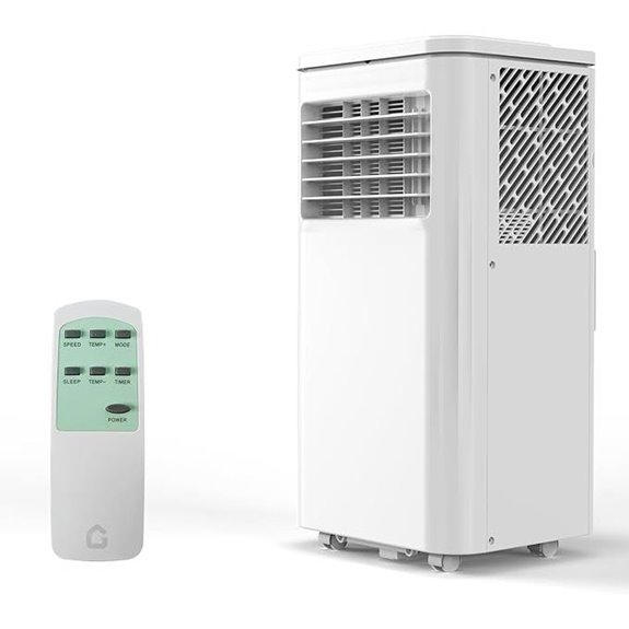 8,000 BTU Portable Air Conditioner with Remote