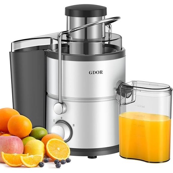 GDOR 800W Juicer with Wide Feed Chute