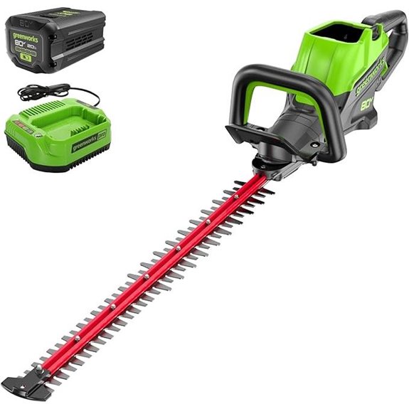 Greenworks 80V 26 Brushless Hedge Trimmer with Battery