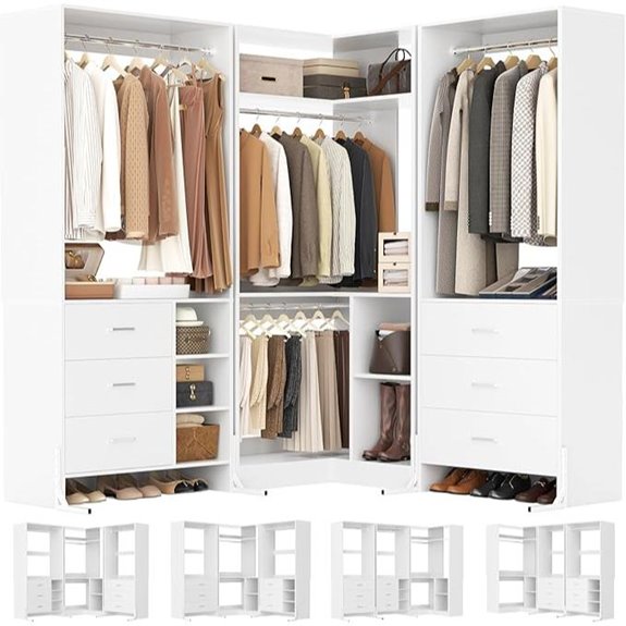 86 8 inch closet organizer