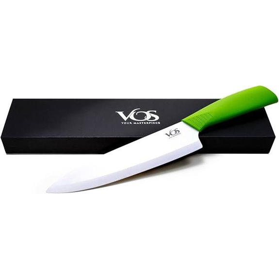 Vos 8-Inch Ceramic Chef Knife with Cover