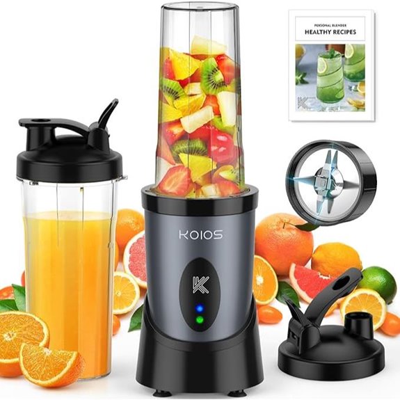 KOIOS 900W Personal Blender with 2 Cups