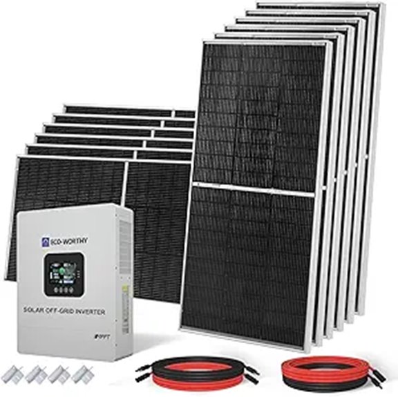 ECO-WORTHY 9.36KWH 48V Solar Power System Kit