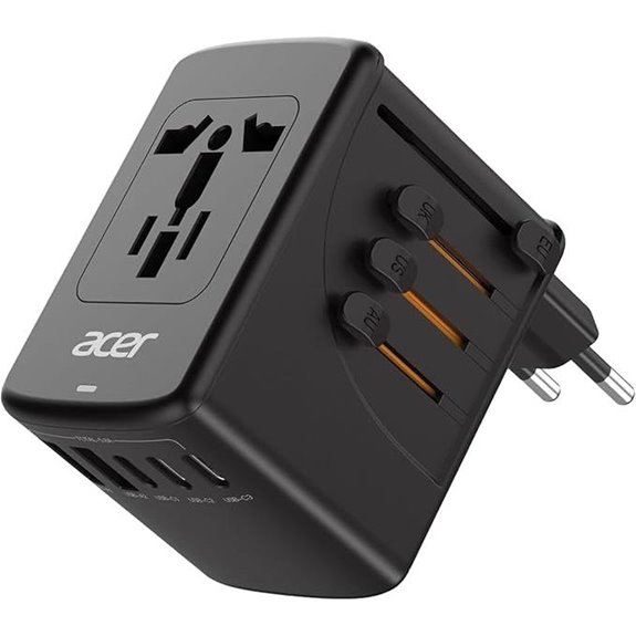 Acer Universal Travel Plug Adapter with 5 USB Ports