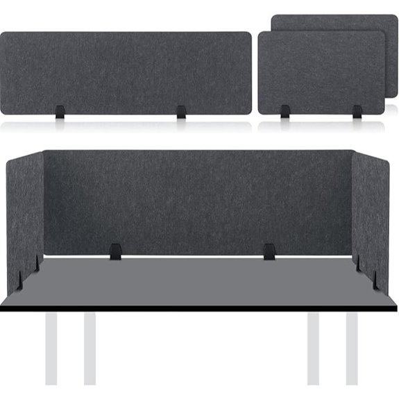 Yaomiao 3-Pack Acoustic Desk Privacy Partitions