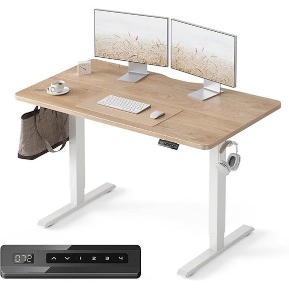 FEZIBO Electric Standing Desk 48x24 Adjustable