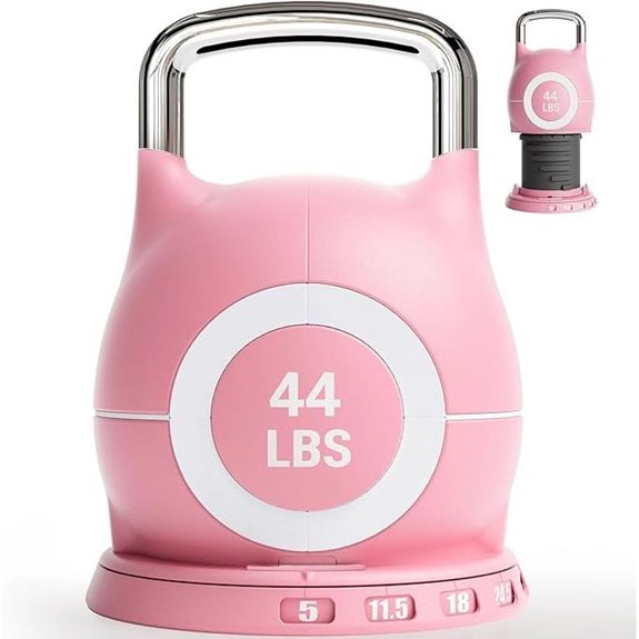 LIFERUN Adjustable Kettlebell Set (7-in-1)