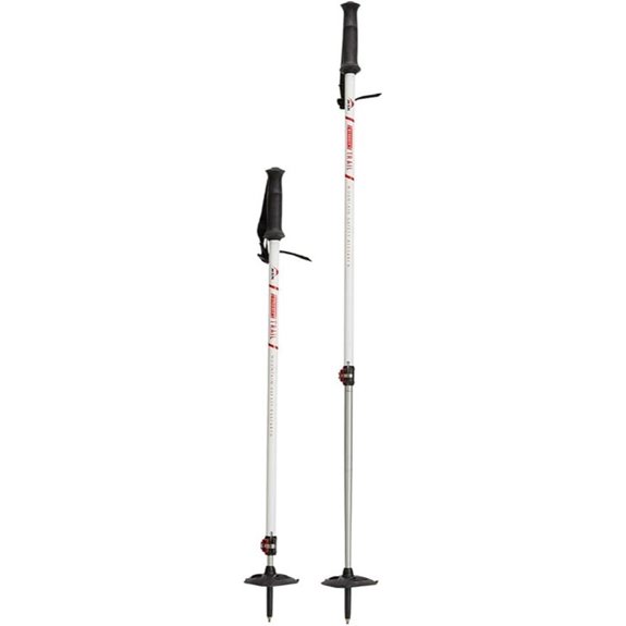 MSR DynaLock Trail 2-Section Alumunium Backcountry Poles White 80-140cm