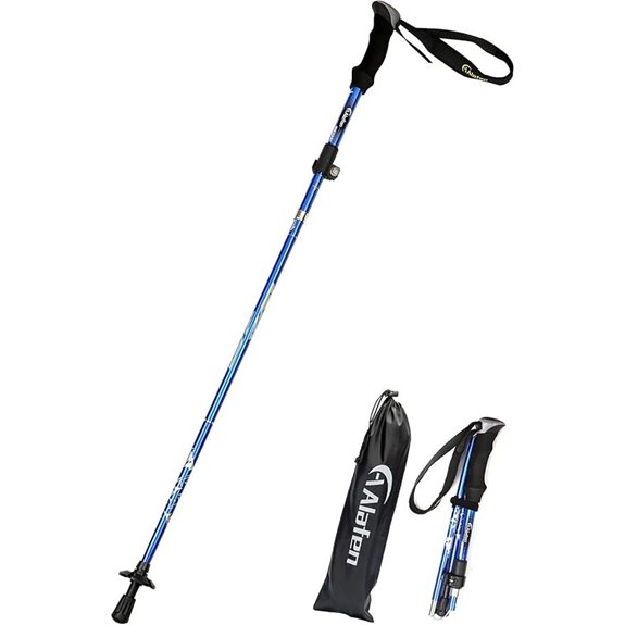Aluminum Collapsible Hiking Trekking Pole for All Heights