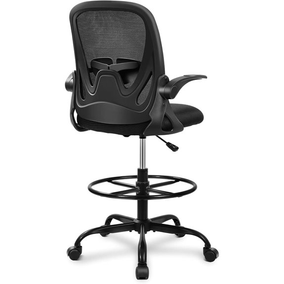 Primy Tall Office Chair with Flip-up Armrests