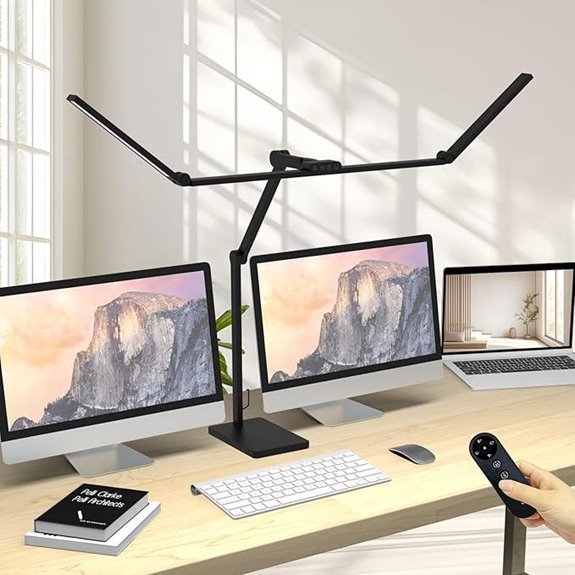36W Dimmable Overhead Desk Lamp with Remote