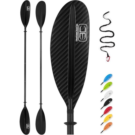 Oceanbroad Adjustable Carbon Fiber Kayak Paddle