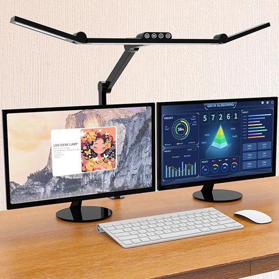adjustable clamp desk lamp