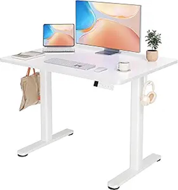YDN Adjustable Standing Desk with Cable Management