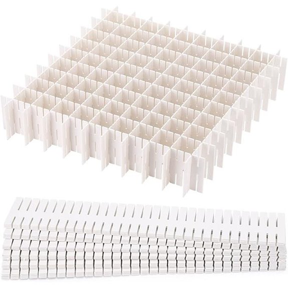 acDesign 40Pcs Adjustable Drawer Dividers