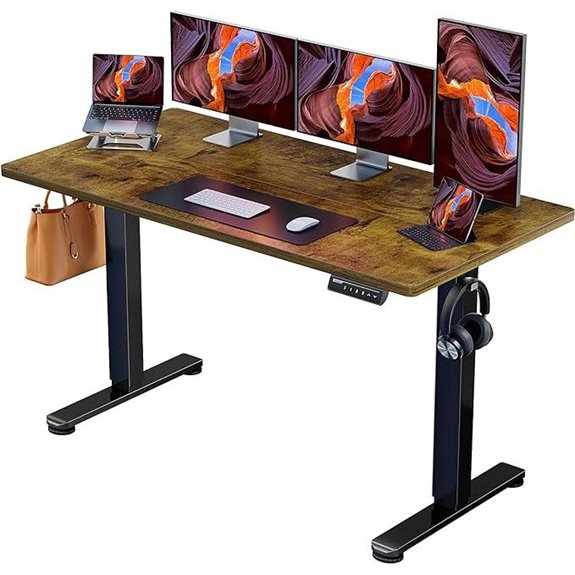 ErGear Adjustable Electric Standing Desk 55x28 Inches