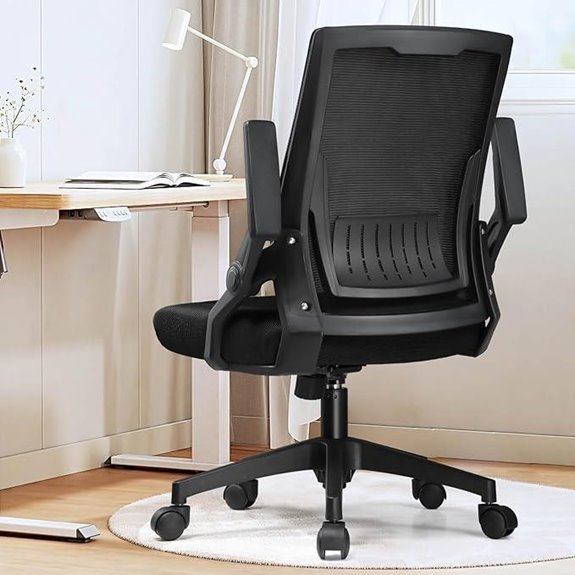 GTRACING Ergonomic Office Chair with Flip-up Arms