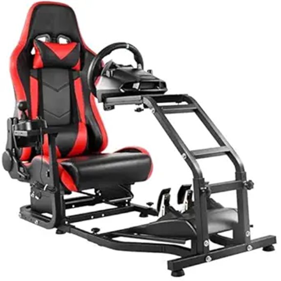 adjustable racing simulator stand