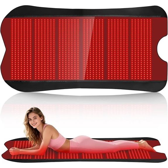 Red Light Therapy Body Blanket with Adjustable Settings