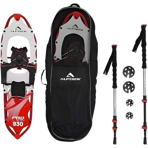 Pro Snowshoe Sawtooth Grip. Adjustable Poles and carring case.