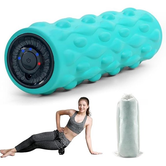 High-Density Vibrating Foam Roller with Adjustable Speeds