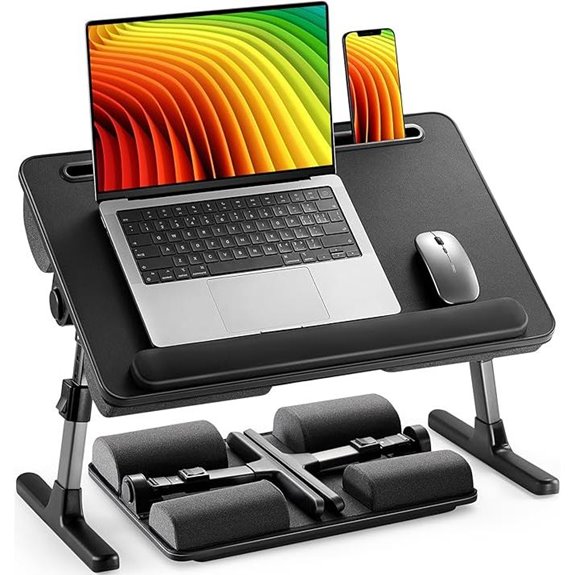 HUANUO Laptop Bed Desk with Adjustable Tilt