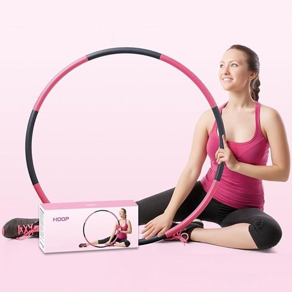 Beakabao Adjustable Weighted Exercise Hoop for All Ages