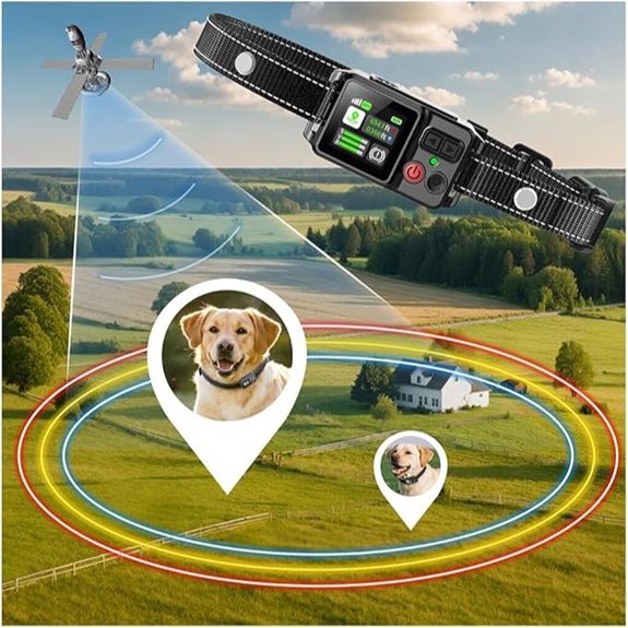 Wireless Dog Fence with Adjustable Range and Training Modes