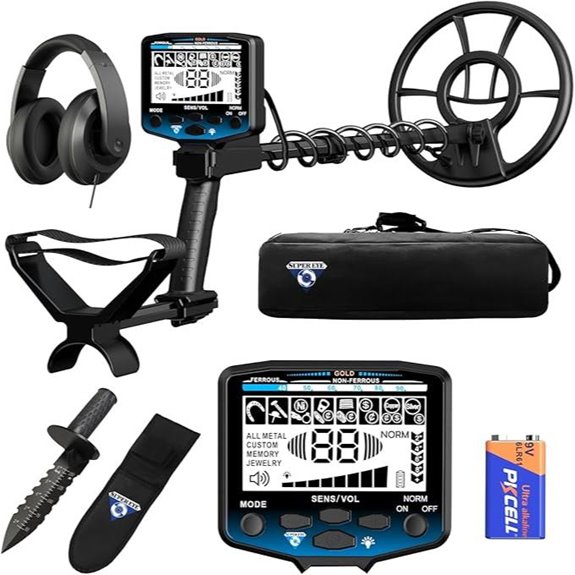 Professional Metal Detector for Adults with LCD Screen