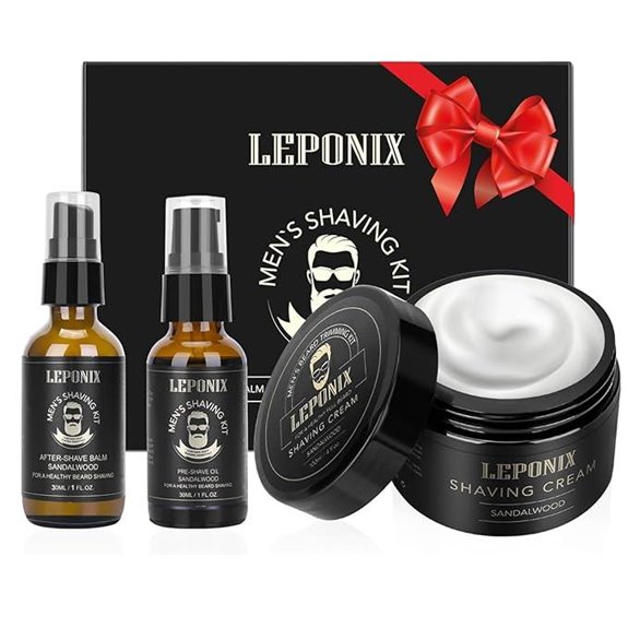 Men's Sandalwood Shaving Kit Gift Set