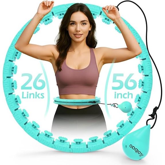 Weighted Hula Hoop for Adults and Plus Size Fitness