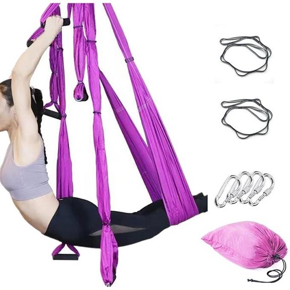 Aerial Yoga Swing Set with Ceiling Mount