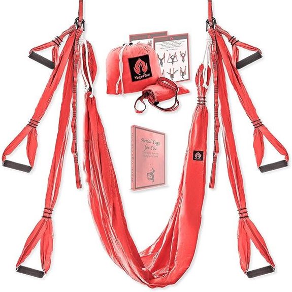 Aerial Yoga Swing Set with Hammock and Inversion Sling