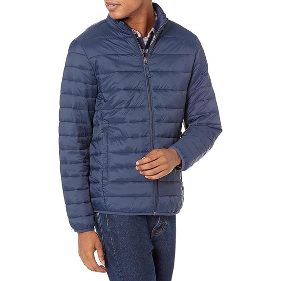 Amazon Essentials Men's Packable Water-Resistant Puffer Jacket