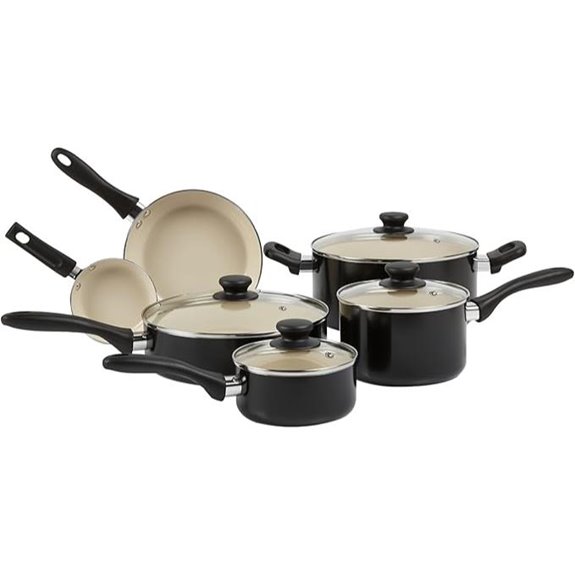 Amazon Basics 11-Piece Non-Stick Cookware Set