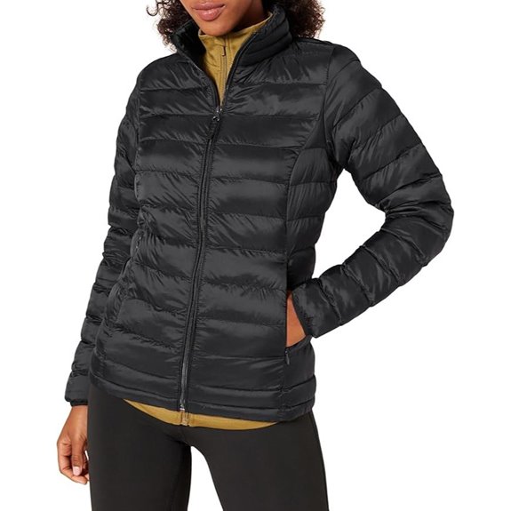 Amazon Essentials Women's Packable Water-Resistant Puffer Jacket
