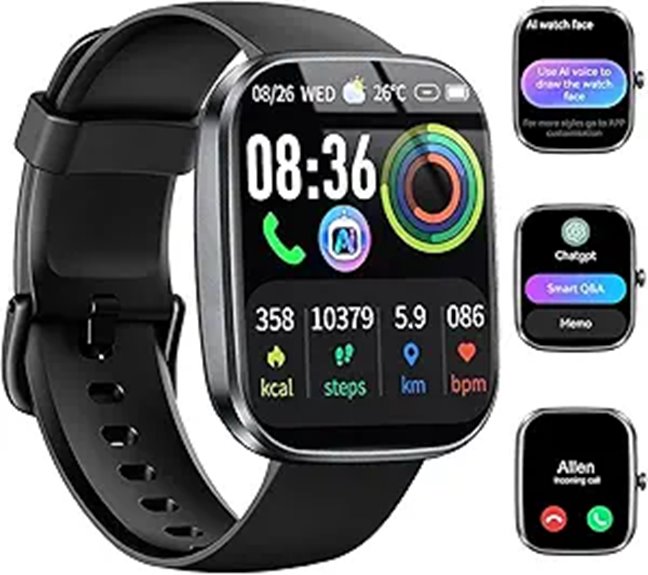 AI Smart Watch with ChatGPT and Fitness Tracker