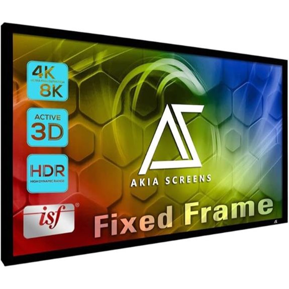 Akia 100 Fixed Frame Projector Screen 16:9 Ultra HD