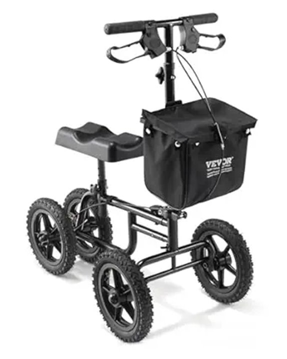 VEVOR Folding Knee Scooter with All-Terrain Wheels
