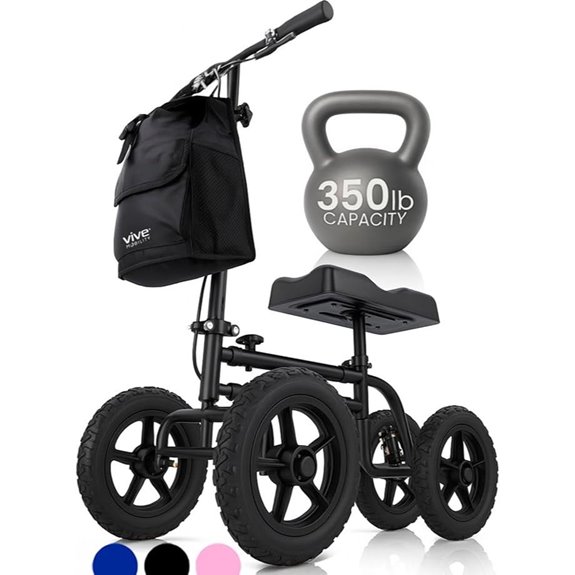 Vive Mobility All Terrain Knee Scooter Walker