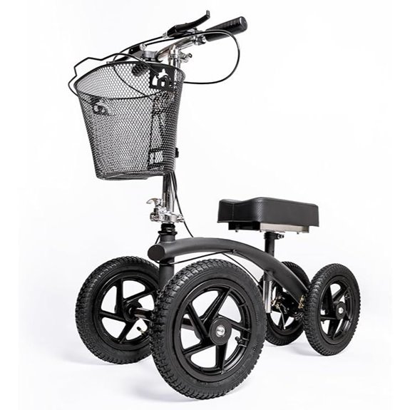 BodyMed All-Terrain Knee Walker with Dual Brakes