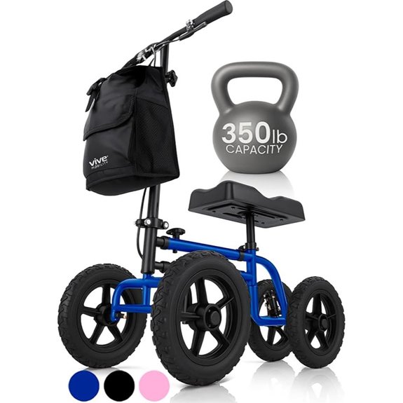 Vive Mobility All Terrain Knee Scooter Walker